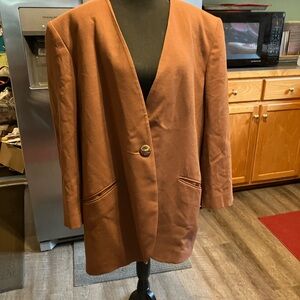 Ellen Kaye Women’s Brown Wool Suit Size 20